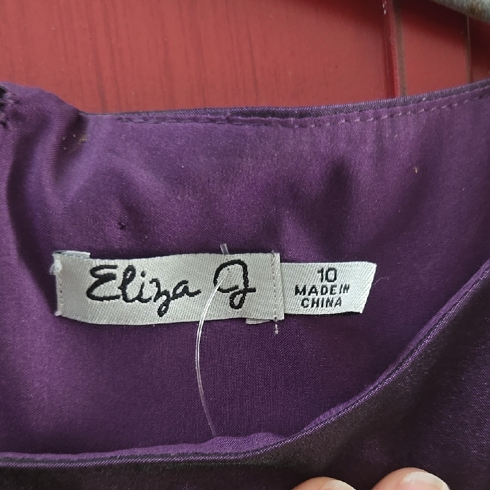 Eliza J Purple Dress